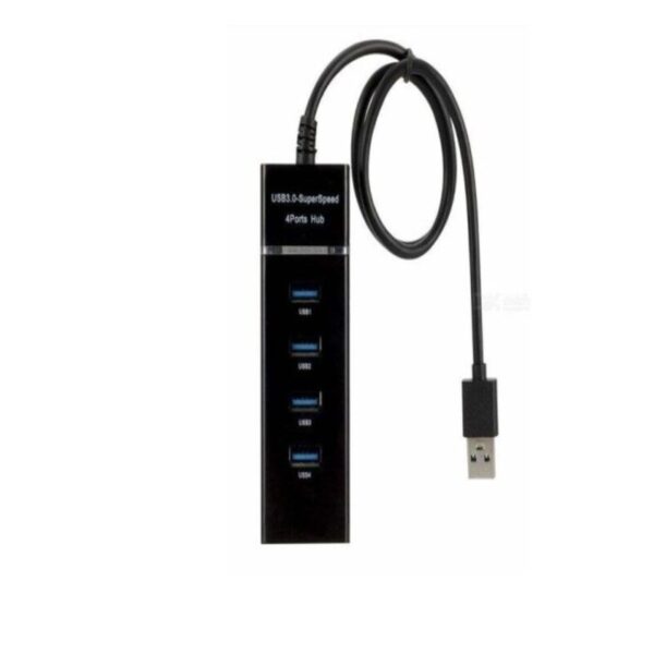 هاب 4 پورت Super SPEED USB 3.0 مدل 303 مشکی رنگ
